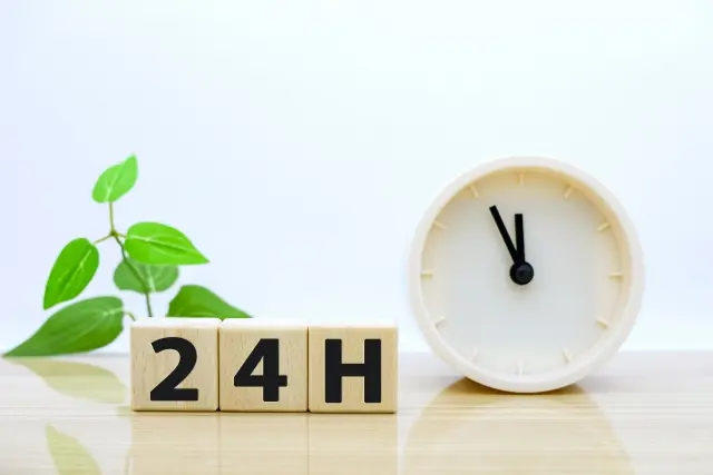 24時間営業　イメージ
