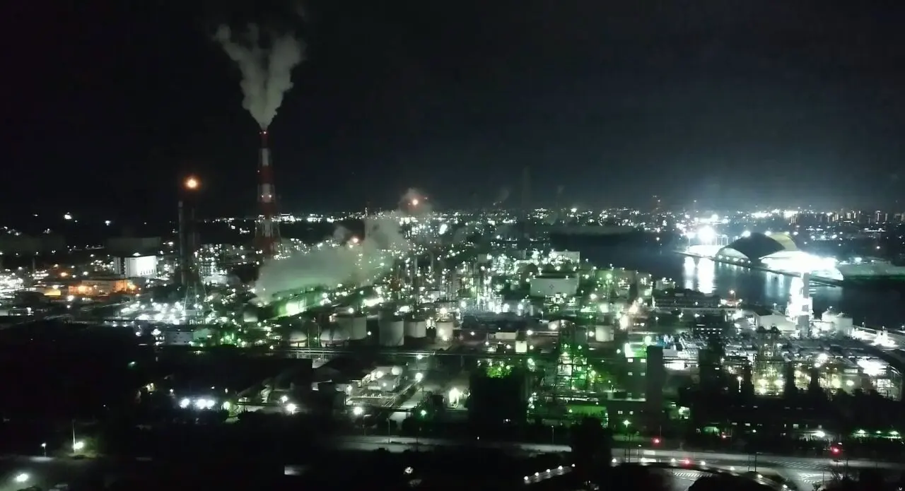 工場夜景